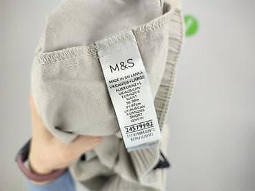 solar: Męskie spodnie M&S – model cargo, kolor ecru (beż jasny), rozmiar — 4