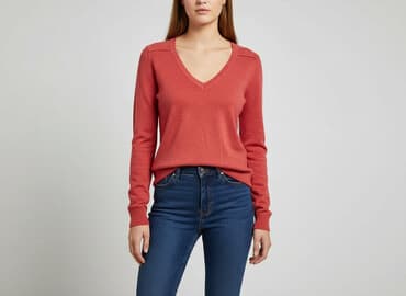 czerwona sukienka mango: Mango, Sweter damski, rozmiar S — 6