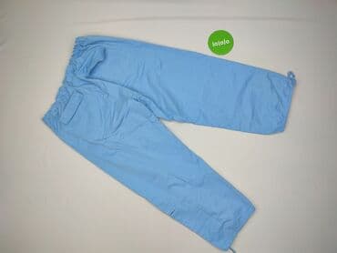 c a spodnie narciarskie: Blue, Spodnie materiałowe damskie, rozmiar XL — 3