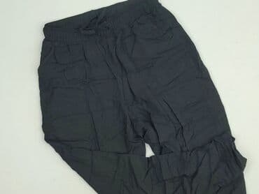 czarne spodnie jogger damskie: Infinity, Spodnie materiałowe damskie, rozmiar S — 1