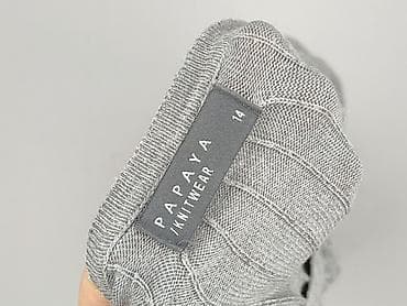 sweter popcorn: Papaya, Kardigan damski, rozmiar XL — 4