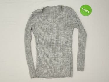 body z prążkowanej dzianiny: Sweter damski, rozmiar S — 2