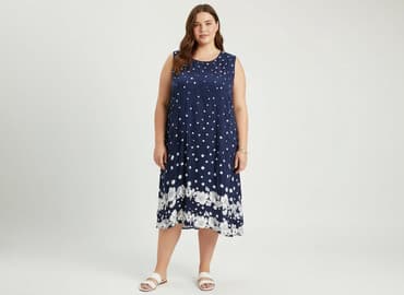 sukienki maxi na wesele niebieska: Sukienka damska, rozmiar 2XL — 6