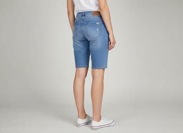 bermudy jeansowe damskie: Orsay, Szorty damskie, rozmiar S — 7