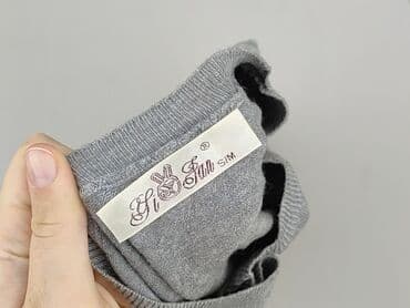 skarpeta świąteczna szara: Sweter damski, rozmiar S — 4