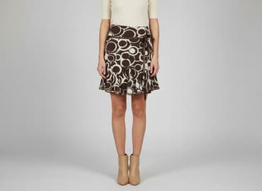 spódnice plisowane brązowa: Spódnica damska, rozmiar S — 5