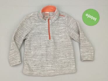 pluszowa kurtka z kapturem: Sweatshirt, Quechua, 1.5-2 years, 86-92 cm, condition - Perfect — 2