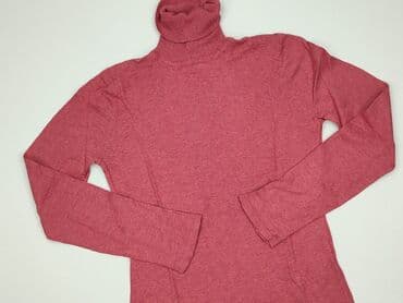 sweter bordo: Golf damski, rozmiar M — 1