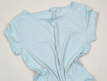 bluzki bawełniane dekolt łódka: T-shirt damski, rozmiar S — 1