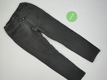 hm topy basic: Spodnie jeansowe, H&M, 13 lat, 152/158, stan - Bardzo dobry — 3
