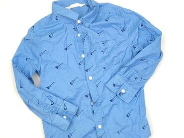 sukienka biala koronkowa: Shirt 4-5 years, condition - Very good, pattern - Print, color - Blue — 1
