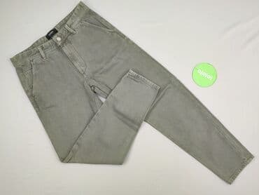 spodnie w paski pull and bear: PULL&BEAR, Material trousers for women, size S — 3