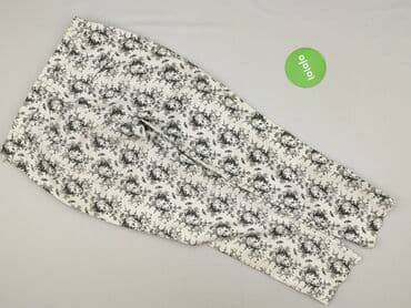 spodnie materiałowe damskue: H&M, Spodnie materiałowe damskie, rozmiar L — 4