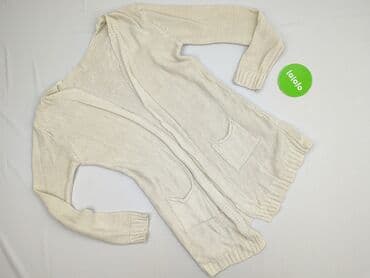 sweter z dużymi oczkami: Kardigan damski, M — 2