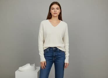 sweter hm w paski: H&M, Sweter damski, rozmiar XS — 1