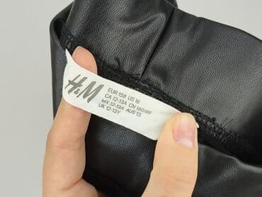spodnie woskowane szerokie: Legginsy dziecięce, H&M, 13 lat, 158, stan - Idealny — 4