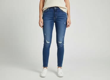 kurtka jeansowa shein: Shein, Jeansy damskie, rozmiar M — 7