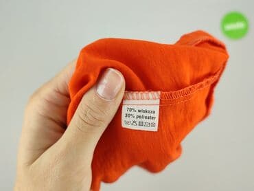 bluzki damskie pomarańczowa: Bluzka damska, rozmiar 4XL — 5