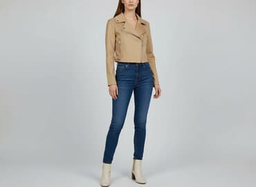 zara kurtka z kożuszkiem: Top damski, rozmiar S — 1