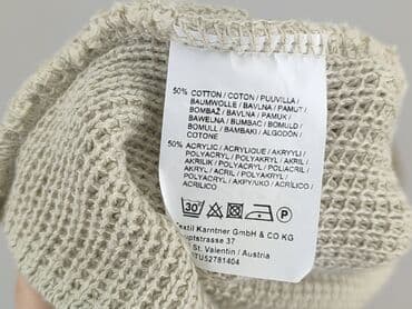 sweter piórkowy na drutach: Golf damski, rozmiar XL — 5