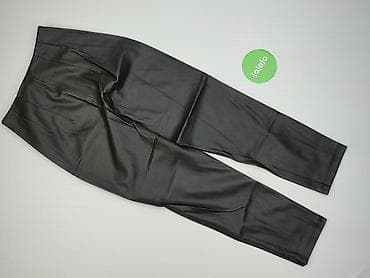 eco leather: Zara, Spodnie materiałowe damskie, rozmiar XS — 3