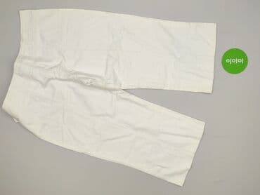 biale szerokie jeansy: Dunnes Stores, Spodnie 3/4 damskie, rozmiar XL — 3