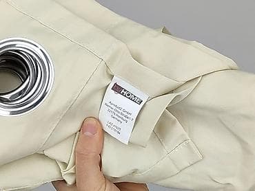 meble kent: Beżowa zasłona na przelotkach – MyHome - Typ: pojedyncza zasłona na — 5