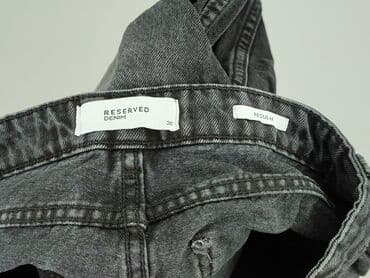 czarne jeansy męskie reserved: Denim, Szorty dla mężczyzn — 4