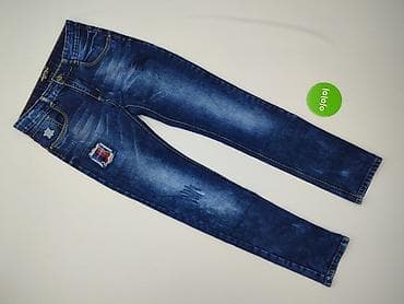 spodnica cekiny sinsay: Spodnie jeansowe, 14 lat, 158/164, stan - Bardzo dobry — 2