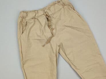 winylowe spodnie pull and bear: Spodnie materiałowe damskie, rozmiar S — 1