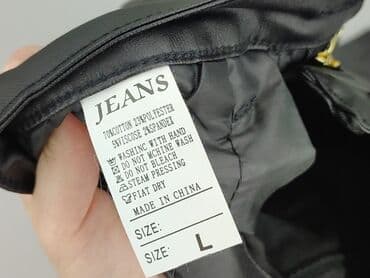 baggy jeans black: Jeansy damskie, rozmiar L — 4