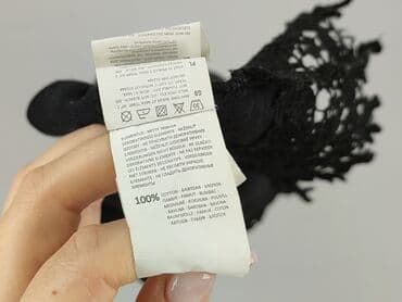 koronkowe bluzki z krótkim rekawem: Bluzka damska, rozmiar M — 4