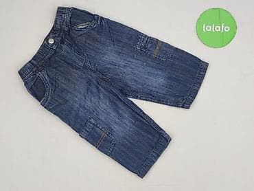 kurtki denley: Spodnie jeansowe, Cherokee, 6-9 miesięcy, stan - Idealny — 2