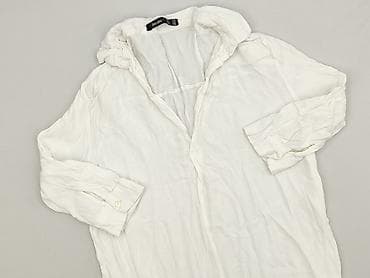 białe t shirty basic: Bershka, Koszula damska, rozmiar S — 1