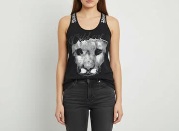 ubrania z kotem: Madonna, Top damski, rozmiar S — 6