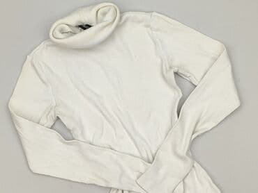 bluzki golfy: White, Golf damski, rozmiar XS — 1