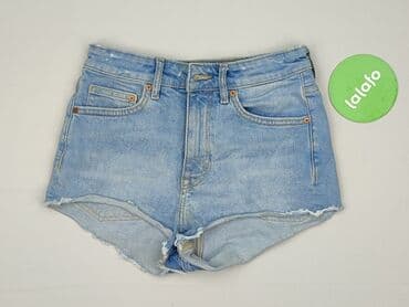 hm krótkie spodenki czarne: H&M, Szorty damskie, rozmiar S — 2