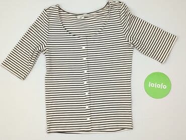 koszulka z długim rękawem w paski: C&A, Bluzka damska, XS — 2