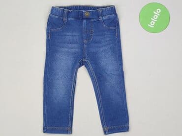 stroje kąpielowe dla dziewczynek 0 3 lata: Spodnie jeansowe, H&M, 9-12 miesięcy, stan - Idealny — 2