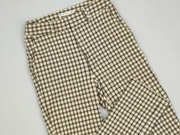 brązowe spodnie woskowane stradivarius: Stradivarius, Spodnie materiałowe damskie, rozmiar 2XS — 1