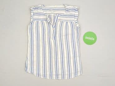 biała marynarka w paski: Bluzka damska, S — 2