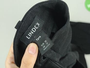 monnari czarne spodnie: Lindex, Spodnie materiałowe damskie, rozmiar M — 4