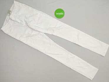 biale szerokie jeansy: Pieces, Jeansy damskie, rozmiar S — 2