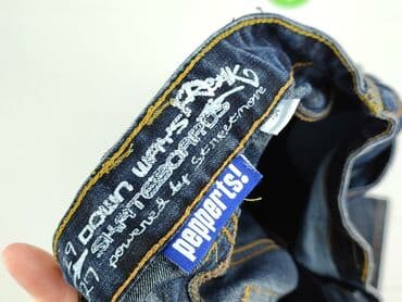 spodnico spodnie plisowane: Spodnie jeansowe, Pepperts!, 14 lat, 164, stan - Bardzo dobry — 4