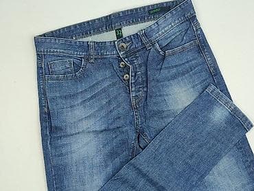 Ubrania męskie: Benetton, Jeansy dla mężczyzn, rozmiar L — 1