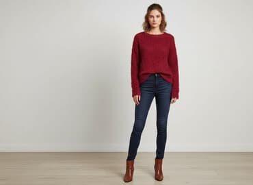 koszula swoateczna: Atmosphere, Sweter damski, rozmiar M — 7