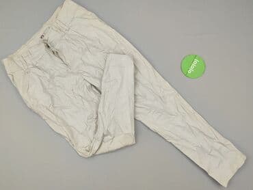 Women: Material trousers for women, size S (EU 36) — 2