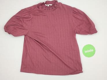 modne bluzki z bufiastymi rękawami: Bluzka damska, rozmiar L — 3