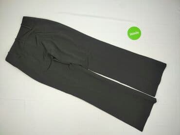 spodnie daysie wysoki stan: Spodnie materiałowe damskie, M — 3