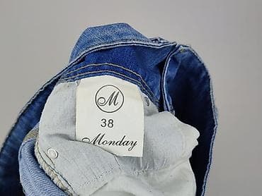 pro moda sandały: Denim, Spodnie 3/4 damskie, rozmiar M — 5